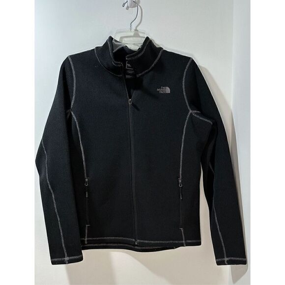 The North Face women’s black full zip jacket with pockets size M. #C-0783 - Picture 1 of 4